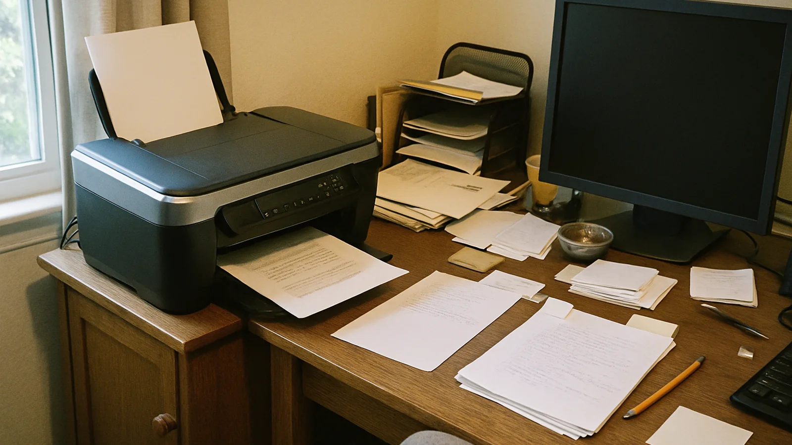Where to Put an All-in-One Printer So Wi-Fi, Paper, and Cables Behave